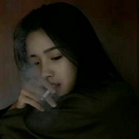 2021伤感颓废抽烟的坏女孩头像 (6)