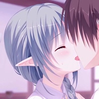 情侣接吻头像一对两张校园情侣 (7)
