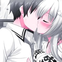 情侣接吻头像一对两张校园情侣 (17)