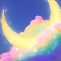 浪漫头像：云彩和月亮的倾诉 (9)
