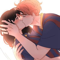 卡通情侣接吻头像：你的嘴真好看 (2)