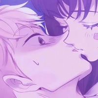 卡通版的浪漫情侣kiss头像一左一右 (4)
